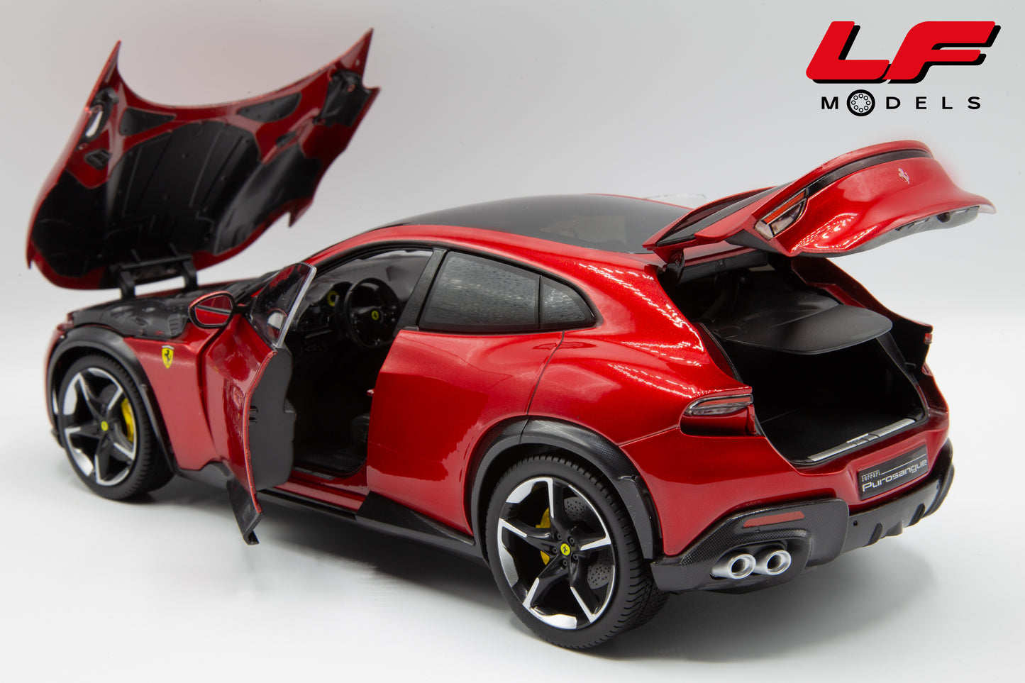 1:18 FERRARI PUROSANGUE 2022 ROSSO MAGMA - POLISTIL
