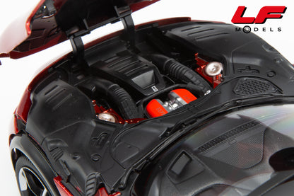1:18 FERRARI PUROSANGUE 2022 ROSSO MAGMA WITH SHOWCASE - POLISTIL