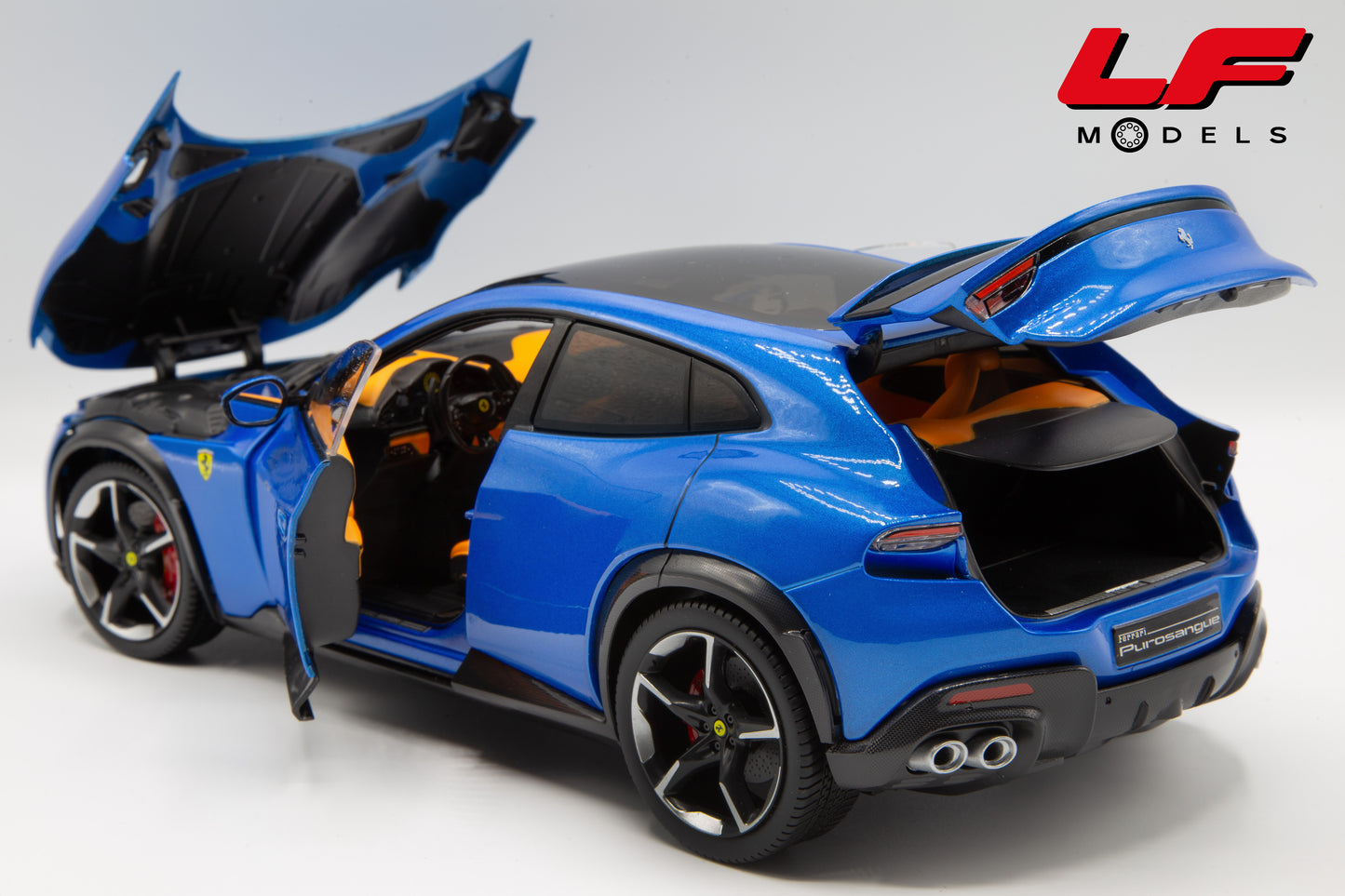 1:18 FERRARI PUROSANGUE 2022 BLU CORSA - POLISTIL