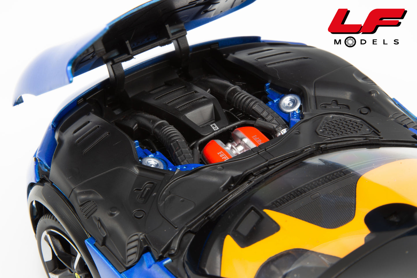 1:18 FERRARI PUROSANGUE 2022 BLU CORSA WITH SHOWCASE - POLISTIL