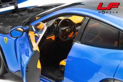 1:18 FERRARI PUROSANGUE 2022 BLU CORSA WITH SHOWCASE - POLISTIL