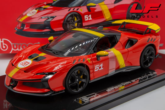 1:18 FERRARI SF90 XX #51 24H LE MANS WINNER LIVERY 2024 - BURAGO