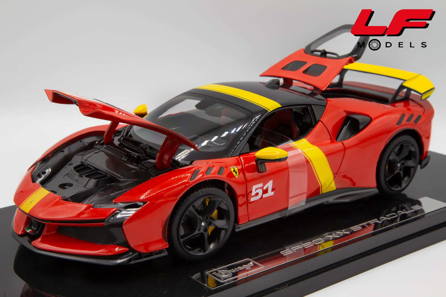 1:18 FERRARI SF90 XX #51 24H LE MANS WINNER LIVERY 2024 - BURAGO