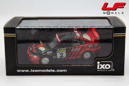 1:43 MITSUBISHI LANCER EVO VI #2 WIN RALLY OF CANBERRA 1999 Y. KATAOKA - IXO