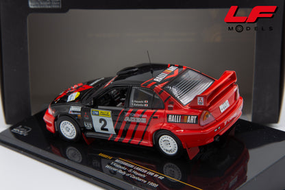 1:43 MITSUBISHI LANCER EVO VI #2 WIN RALLY OF CANBERRA 1999 Y. KATAOKA - IXO