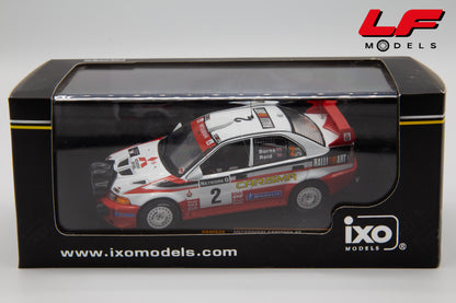 1:43 MITSUBISHI CARISMA GT NIGHT #2 WIN RALLY GREAT BRITAIN 1998 BURNS - IXO