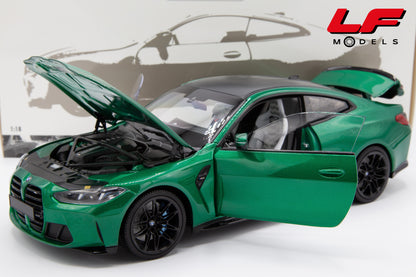 1:18 BMW M4 G82 2024 GREEN MET. 110020142 - MINICHAMPS