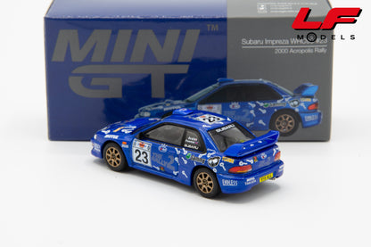1:64 SUBARU IMPREZA WRC99 RALLY ACROPOLIS 2000 - MINI GT