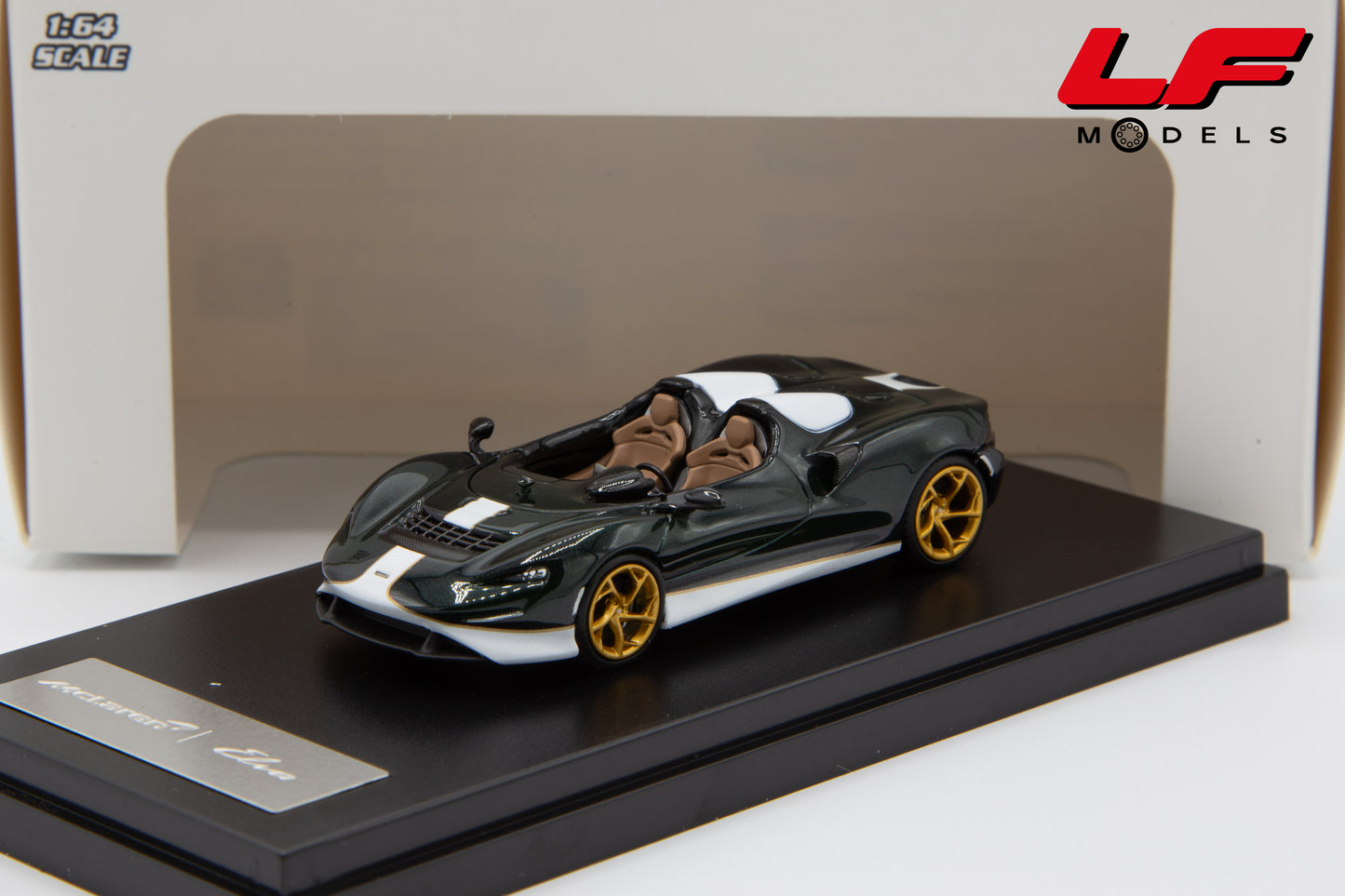 1:64 MCLAREN ELVA 2020 GREEN WHITE - LCD