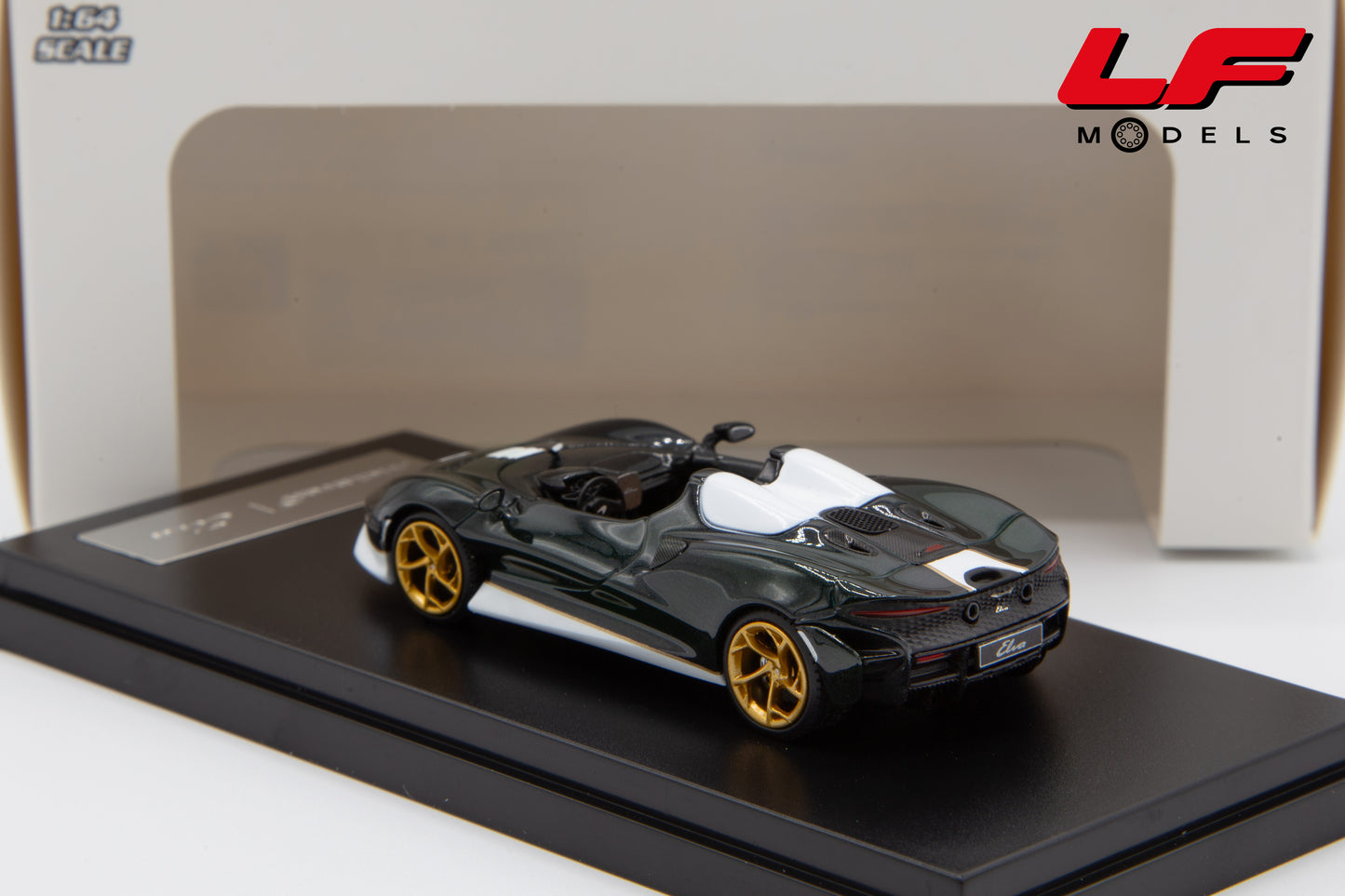 1:64 MCLAREN ELVA 2020 GREEN WHITE - LCD