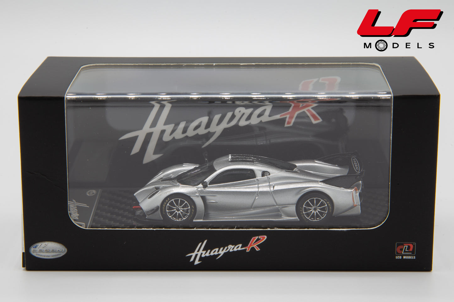 1:64 PAGANI HUAYRA R 2017 SILVER - LCD
