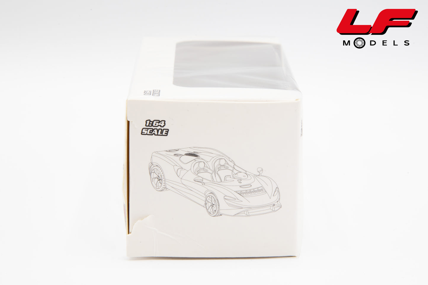 1:64 MCLAREN ELVA 2020 GREEN WHITE - LCD
