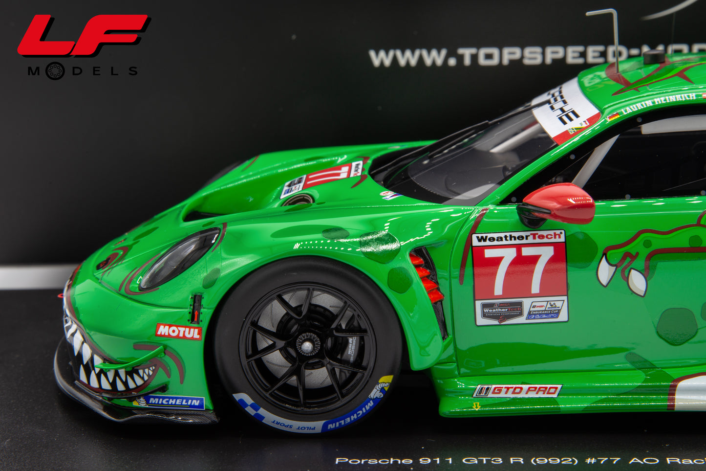 1:18 PORSCHE 911 992 GT3 R TEAM AO IMSA 24H DAYTONA 2025 - TOP SPEED