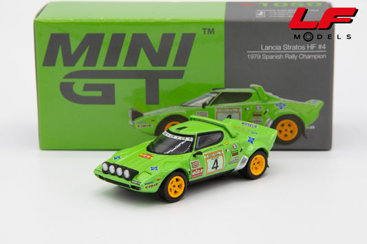 1:64 LANCIA STRATOS HF #4 SPANISH RALLY CHAMPION 1979 - MINI GT