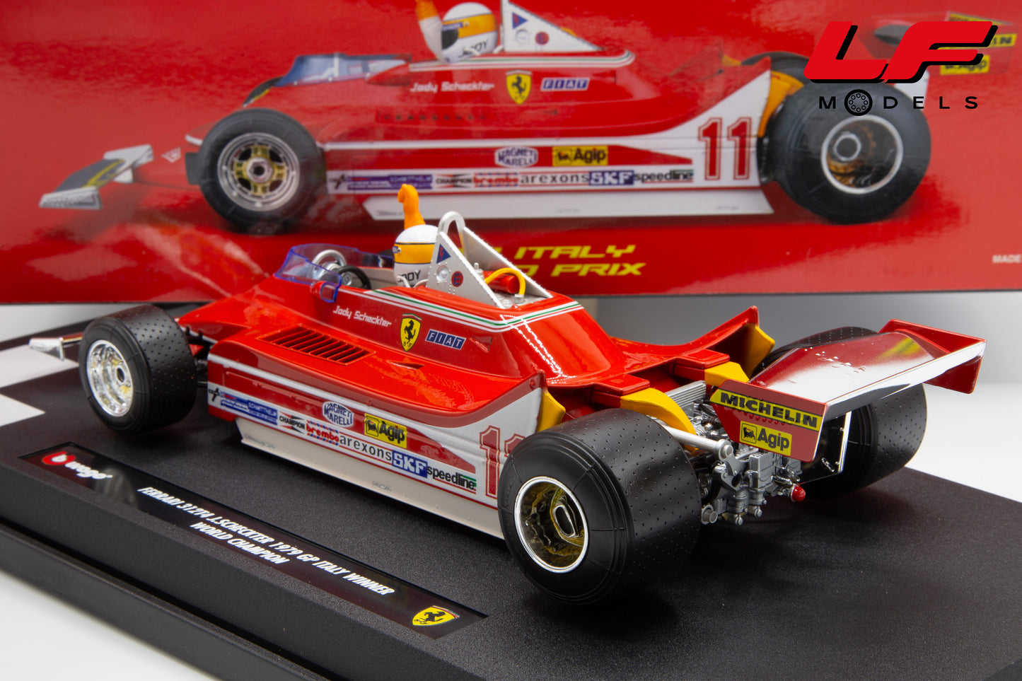 1:18 FERRARI 312 T4 J. SCHECKTER WIN. MONZA GP 1979 WORLD CHAMPION - BURAGO