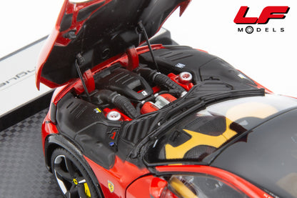 1:43 FERRARI PUROSANGUE PANORAMIC ROOF 2022 FULL OPENINGS ROSSO CORSA - BBR
