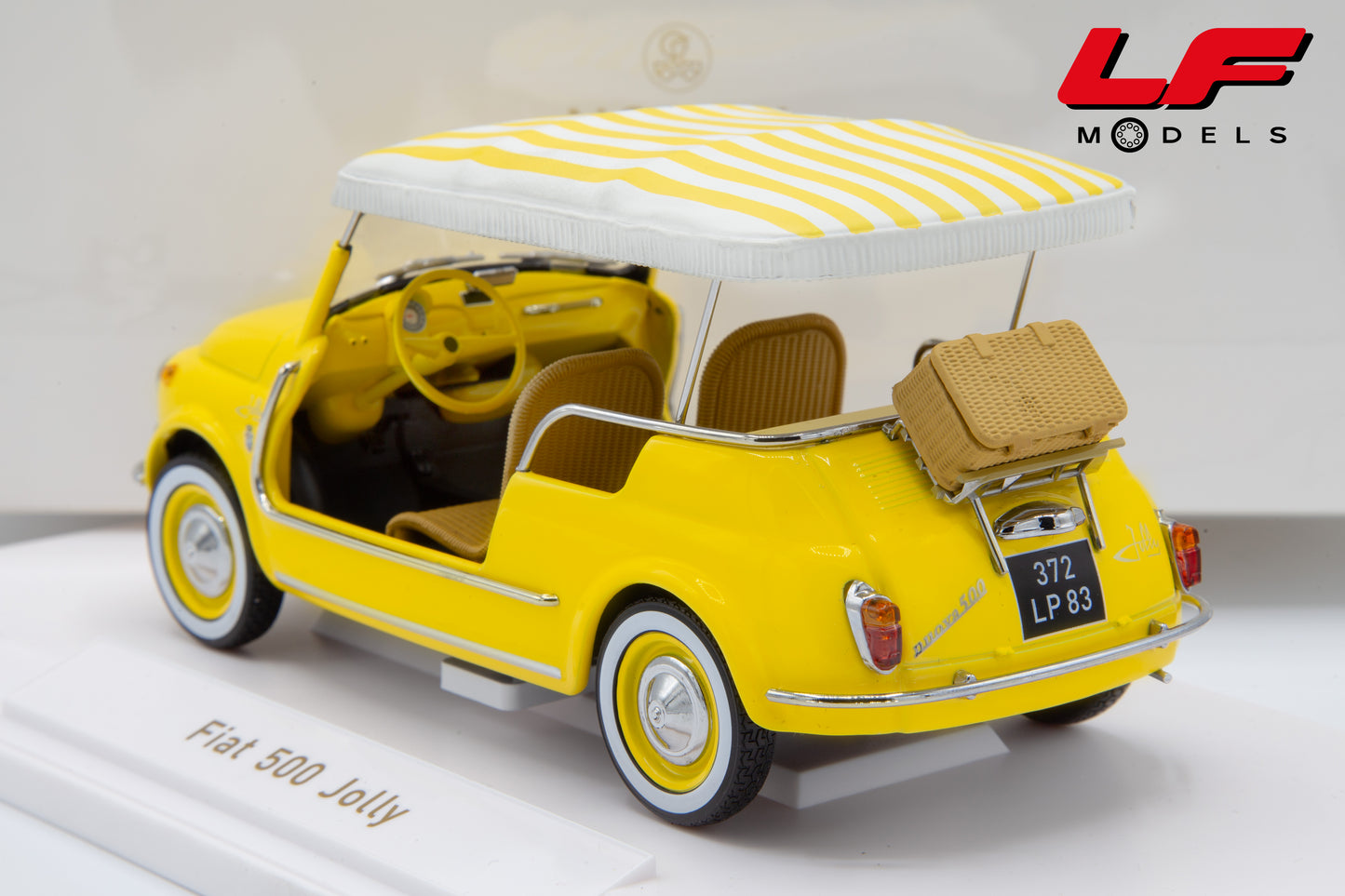 NOREV FIAT 500 JOLLY 1965 YELLOW 1:18