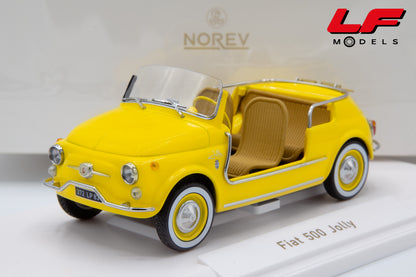 NOREV FIAT 500 JOLLY 1965 YELLOW 1:18
