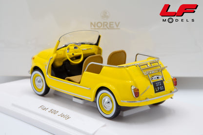 NOREV FIAT 500 JOLLY 1965 YELLOW 1:18