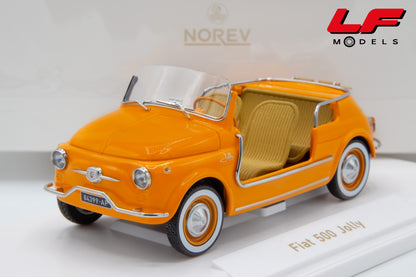 NOREV FIAT 500 JOLLY 1965 ORANGE 1:18