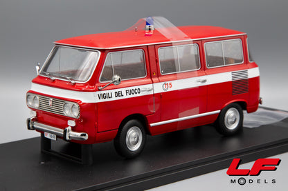 1:18 FIAT 850 FAMILIARE VIGILI DEL FUOCO 1970 - MITICA