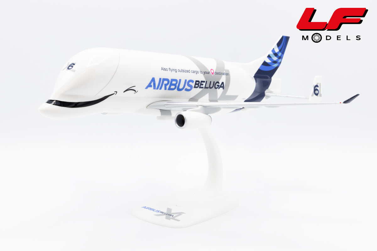 modellino airbus a330-700 beluga xl herpa 1:200 613286-001 vista frontale
