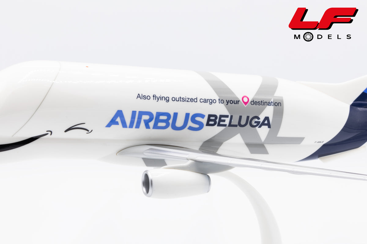 modellino airbus a330-700 beluga xl herpa 1:200 613286-001 vista scritta laterale