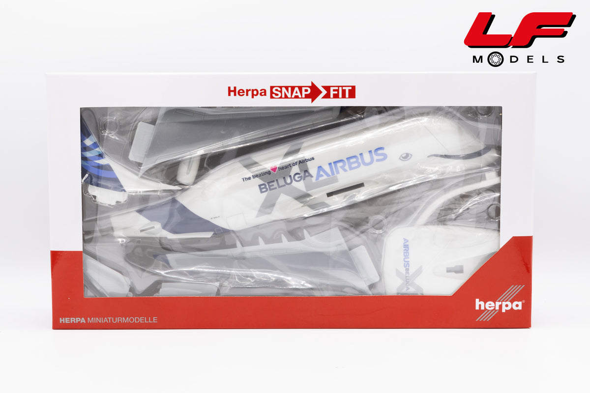modellino airbus a330-700 beluga xl herpa 1:200 613286-001 vista scatola