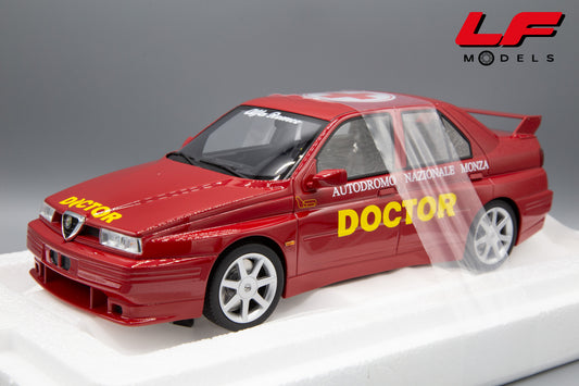 modellino alfa romeo 155 gta doctor laudoracing 1:18 frontale