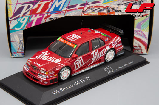 modellino alfa romeo 155 dtm minichamps 1:43 frontale