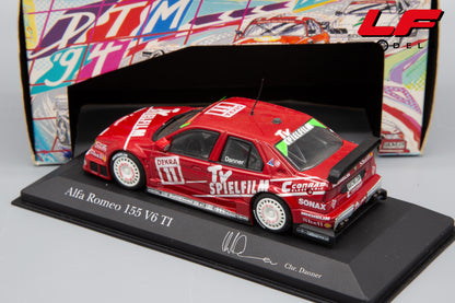 modellino alfa romeo 155 dtm minichamps 1:43 posteriore