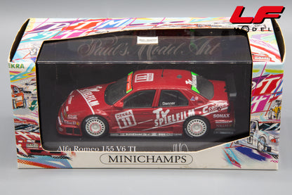modellino alfa romeo 155 dtm minichamps 1:43 scatola
