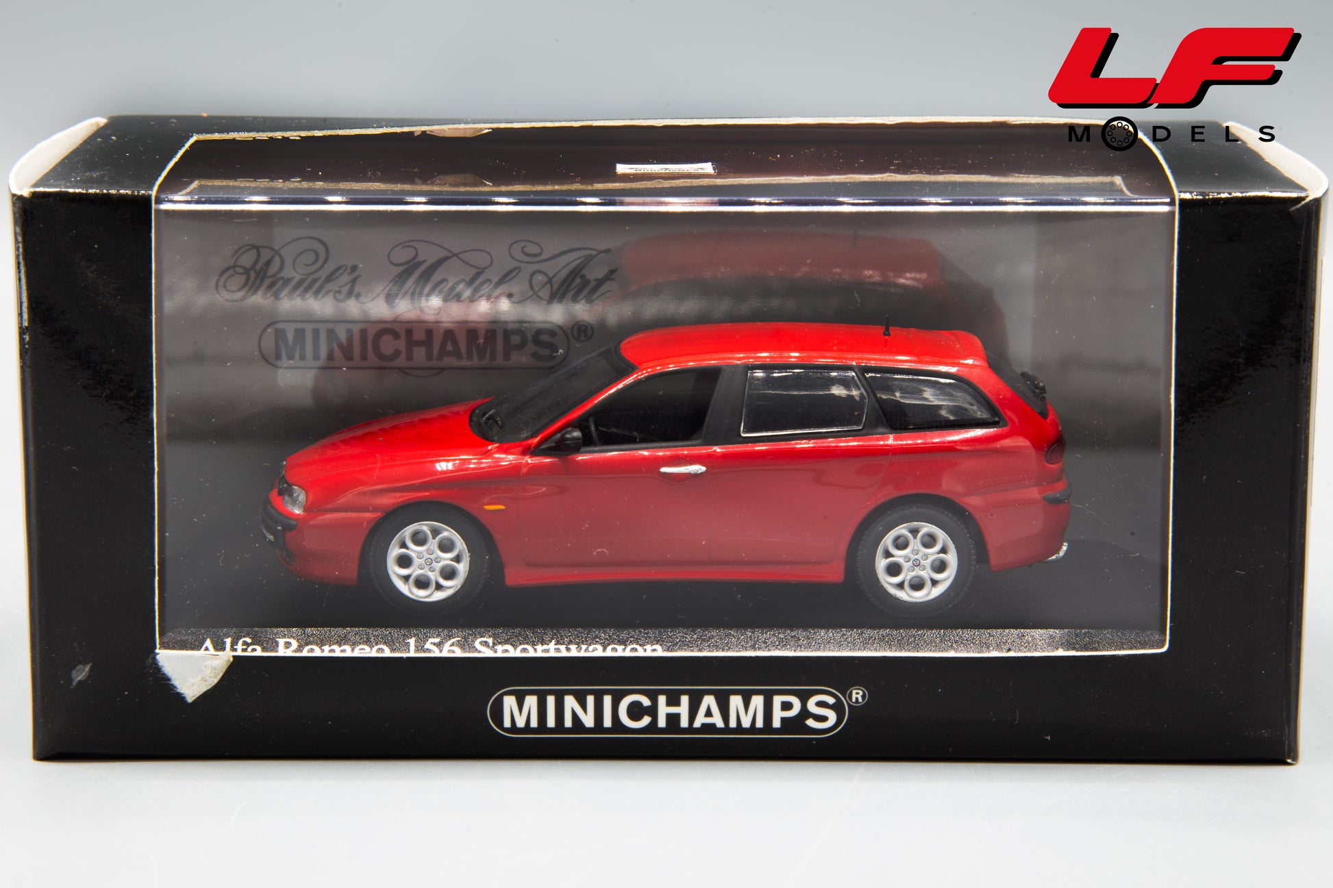 modellino alfa romeo 156 sportwagon minichamps 1:43 scatola