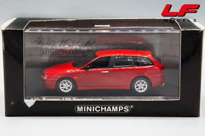 modellino alfa romeo 156 sportwagon minichamps 1:43 scatola