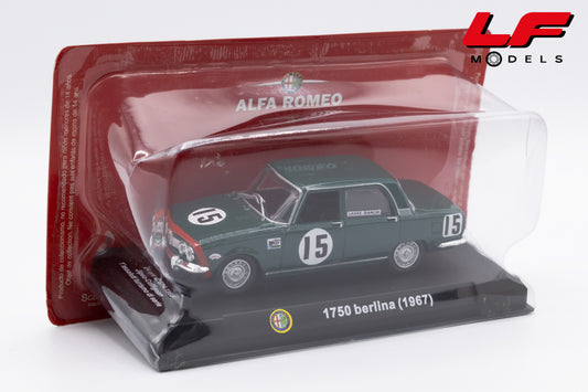 modellino alfa romeo 1750 berlina edicola 1:43 vista frontale