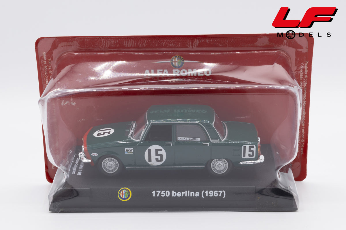modellino alfa romeo 1750 berlina edicola 1:43 vista laterale