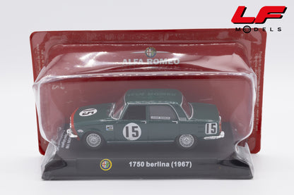 modellino alfa romeo 1750 berlina edicola 1:43 vista laterale