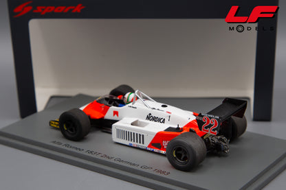 modellino alfa romeo 183t spark 1:43 posteriore