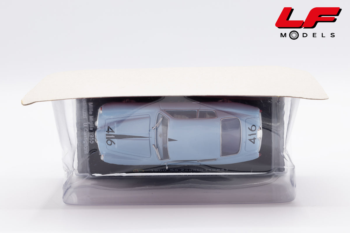 modellino alfa romeo 1900 ss zagato edicola 1:43 vista alto