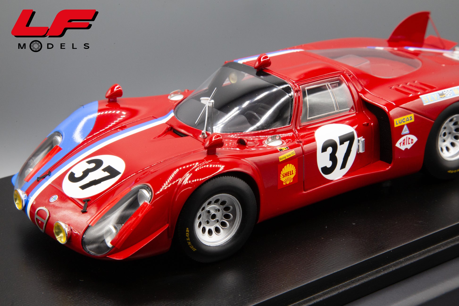 modellino alfa romeo 33/2 24h le mans spark 1:18