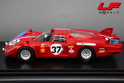 modellino alfa romeo 33/2 24h le mans spark 1:18