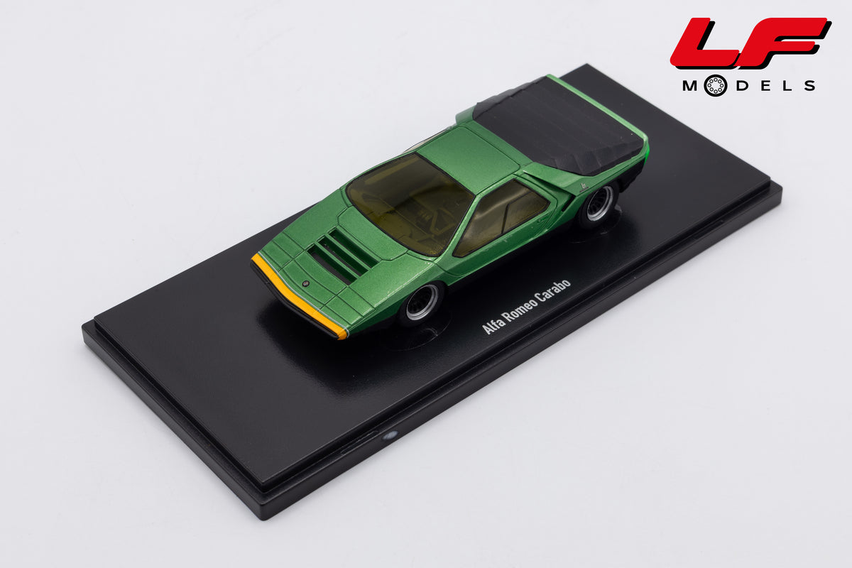 modellino alfa romeo 33 bertone carabo autocult 1:43 ATC90379 vista frontale