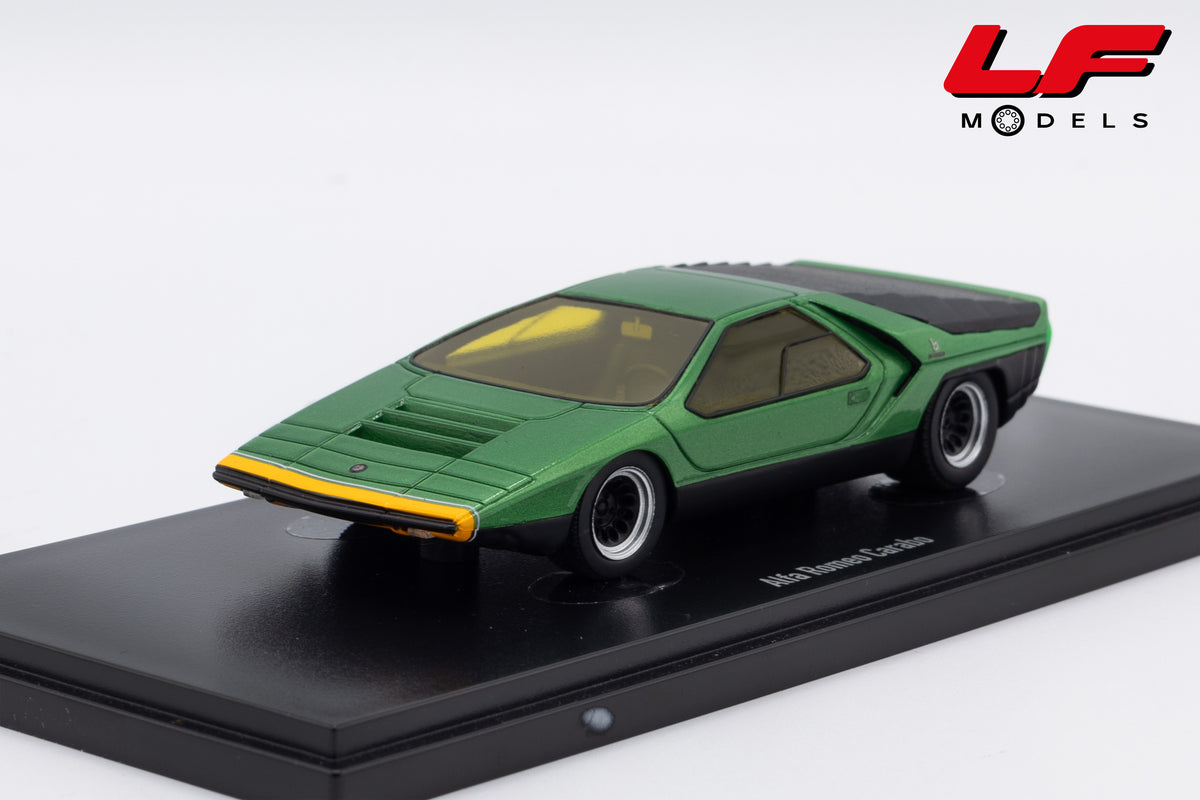 modellino alfa romeo 33 bertone carabo autocult 1:43 ATC90379 vista frontale
