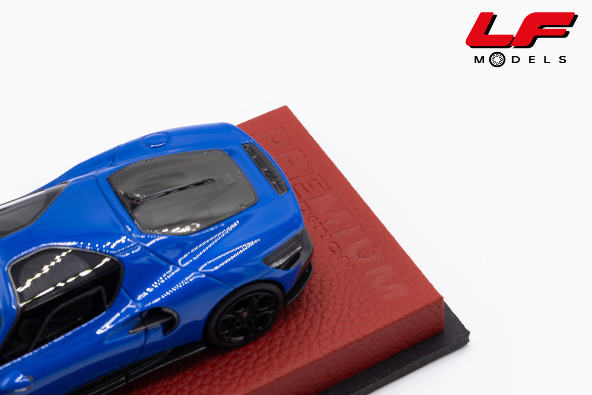 modellino alfa romeo 33 stradale blu reale premium edition bbr 1:43 BBRC317FPRE vista scritta