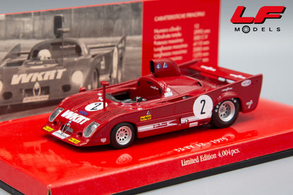 modellino alfa romeo 33 tt 12 minichamps 1:43 frontale