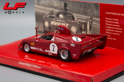 modellino alfa romeo 33 tt 12 minichamps 1:43 posteriore