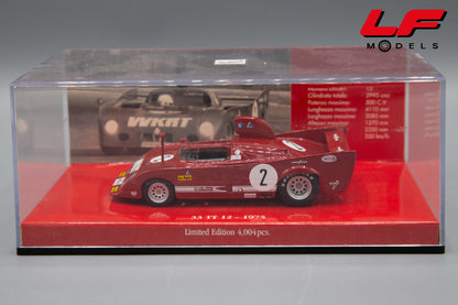 modellino alfa romeo 33 tt 12 minichamps 1:43 teca