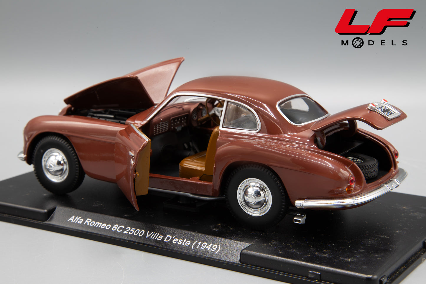 modellino alfa romeo 6c edicola 1:24 posteriore