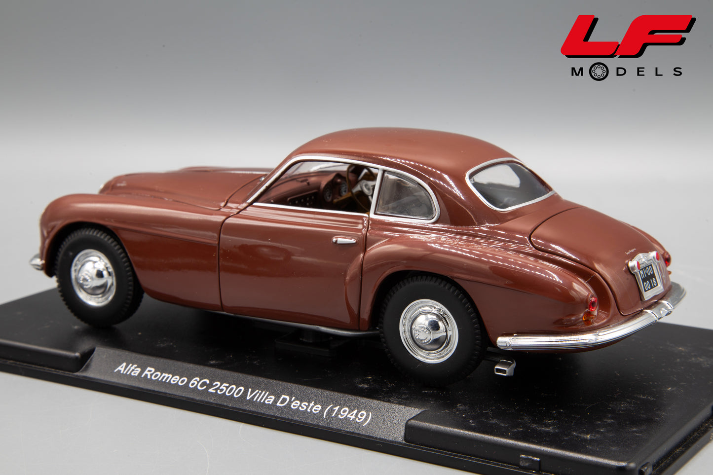 modellino alfa romeo 6c edicola 1:24 posteriore