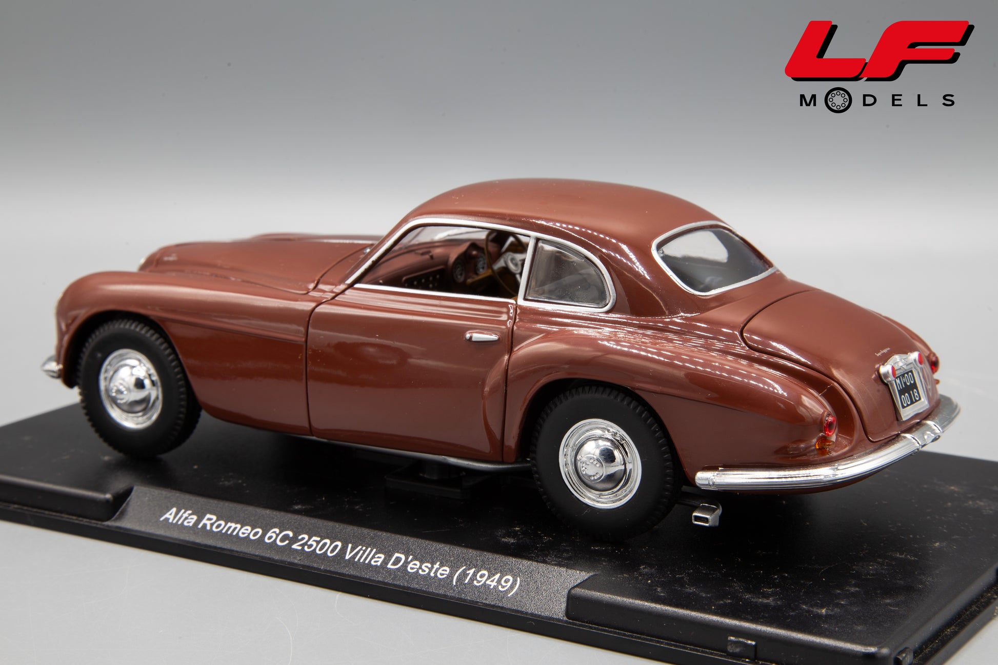 modellino alfa romeo 6c edicola 1:24 posteriore